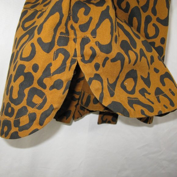 Future Collective Animal Print Dress - 100% cotton jean material - Size 10 - NWT - Picture 4 of 4